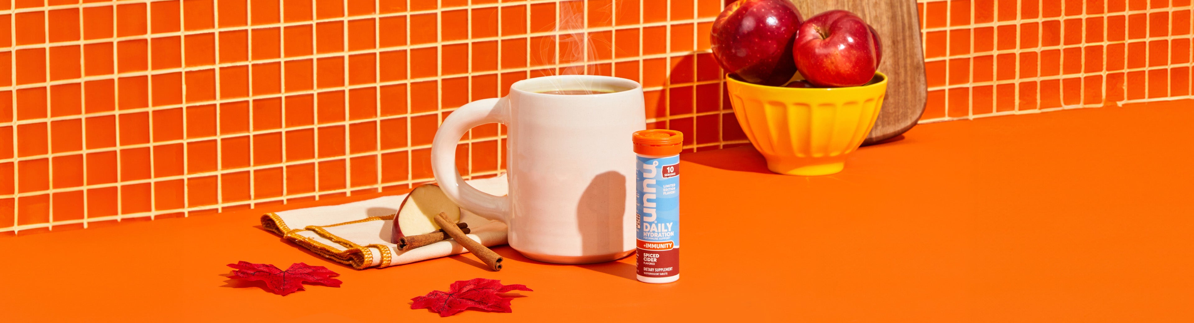 Nuun Immunity Caramel Apple Spiced Hot Cider Recipe
