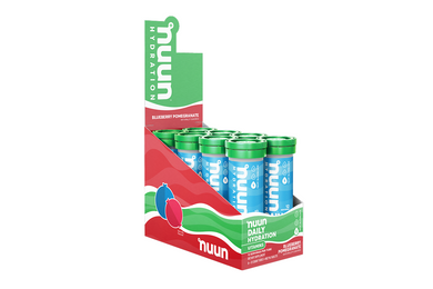 8 tubes of Nuun Vitamins Blueberry Pomegranate.