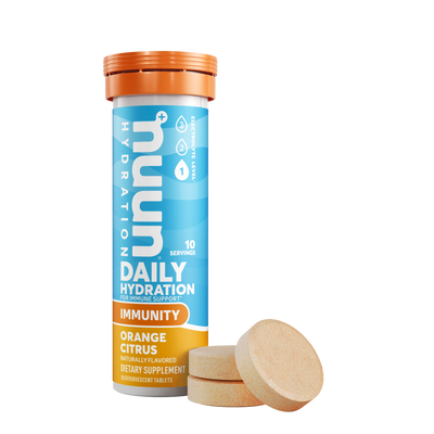 Nuun Immunity Orange Citrus.