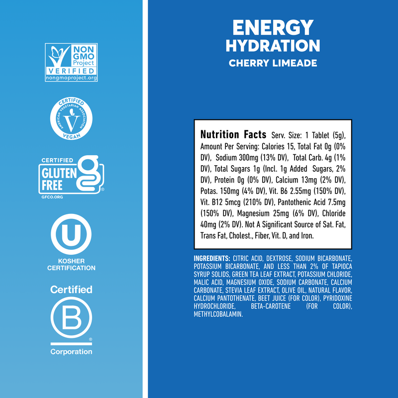 |12625432 Energy Caffeine Cherry Limeade tube|