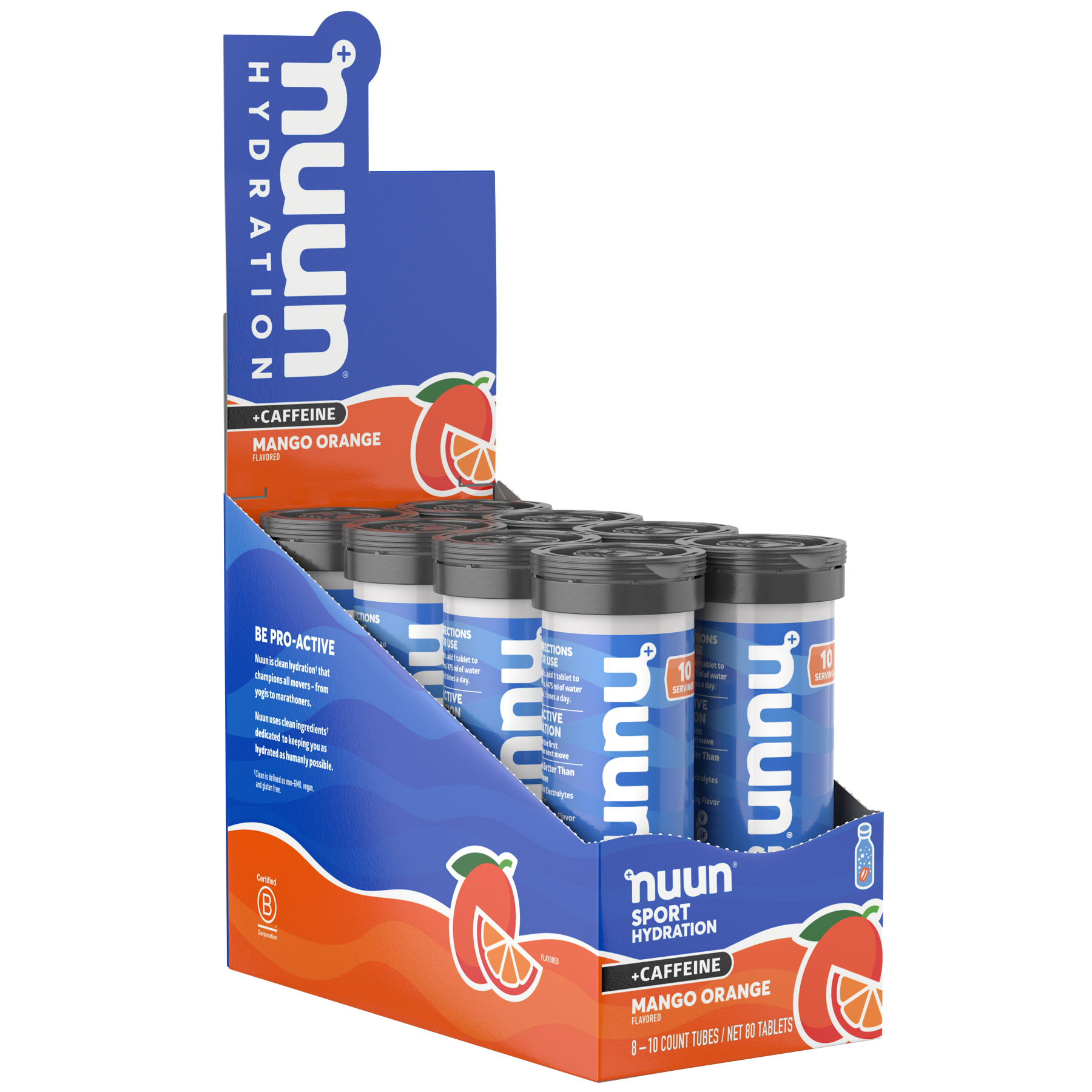 Nuun Sport 8 Pack + Caffeine - Complete Hydration for Recovery