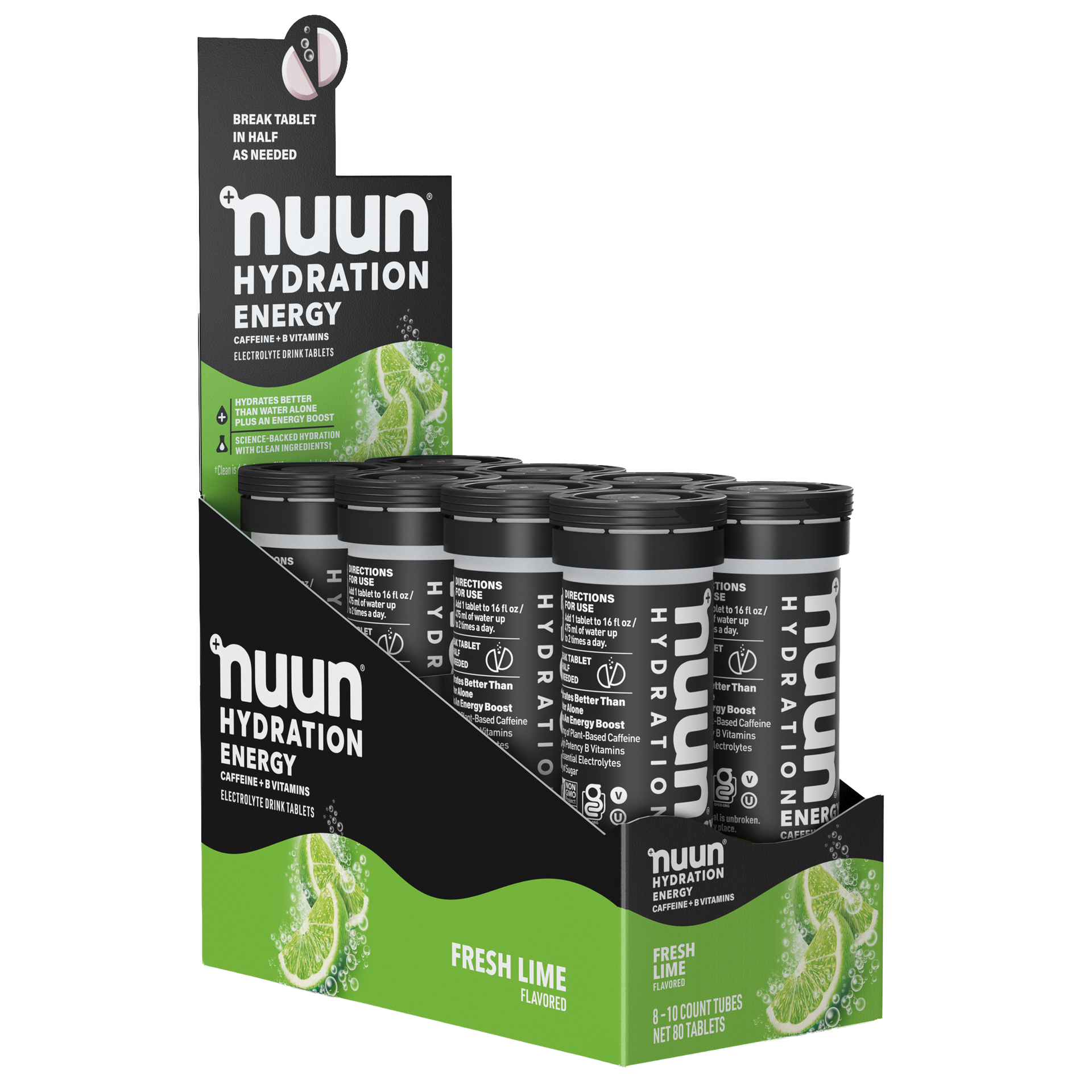Nuun Sport 8 Pack + Caffeine - Complete Hydration for Recovery