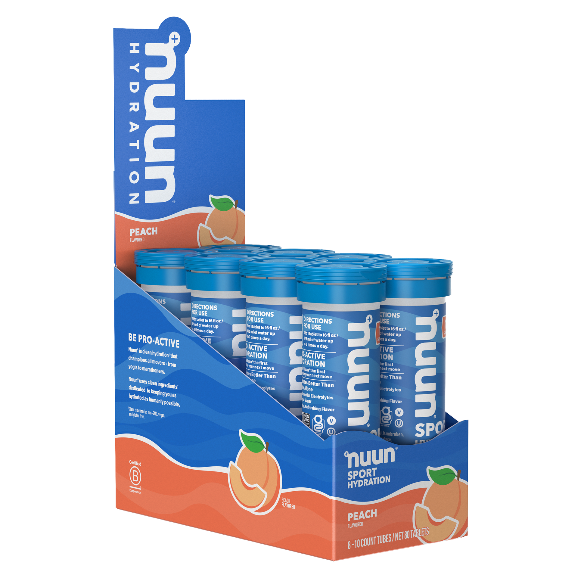 Nuun Sport 8 Pack + Caffeine - Complete Hydration for Recovery