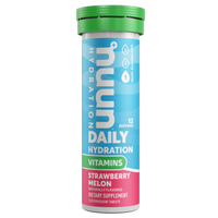8 tubes of Nuun Vitamins Strawberry Lemon.