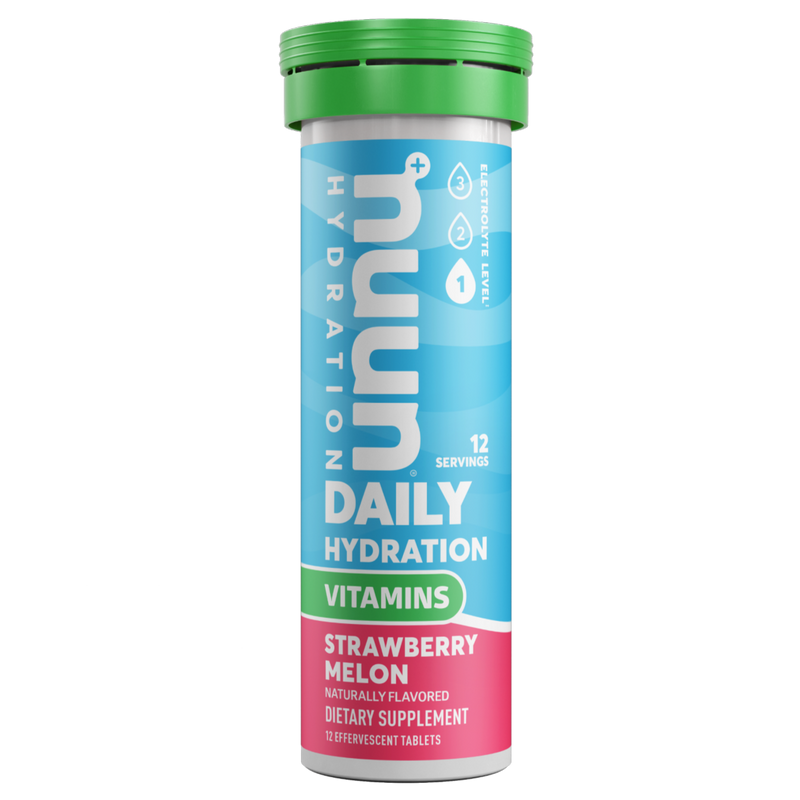 8 tubes of Nuun Vitamins Strawberry Lemon.