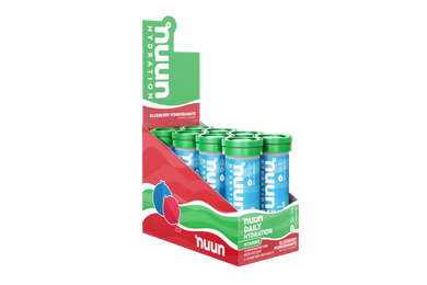 8 tubes of Nuun Vitamins Blueberry Pomegranate.