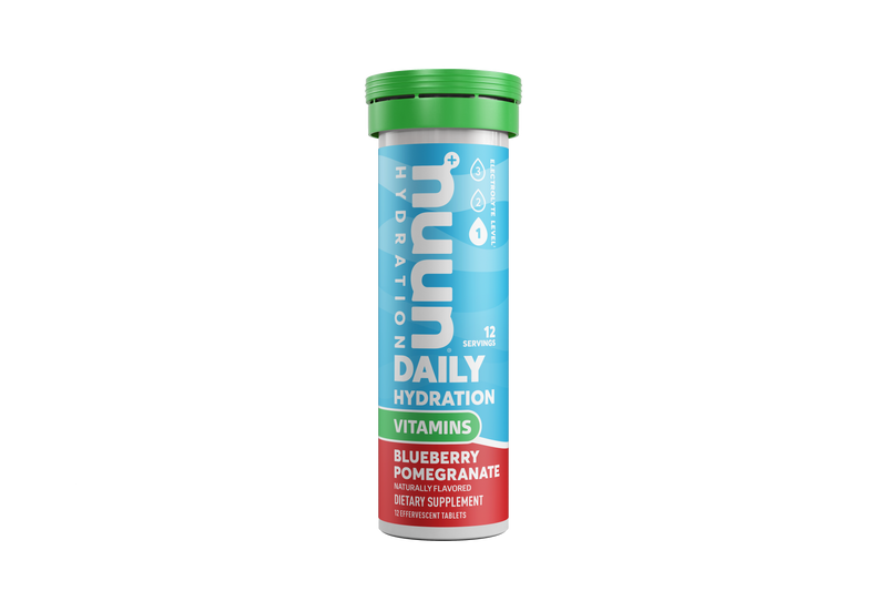 8 tubes of Nuun Vitamins Blueberry Pomegranate.