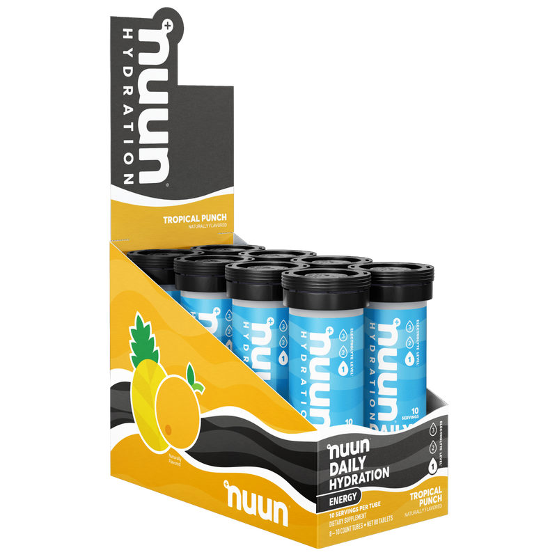 8 tubes of Nuun Energy Tropical Punch.