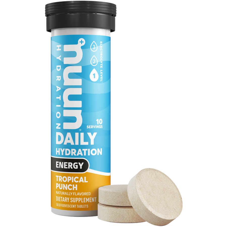 Nuun Energy Tropical Punch.